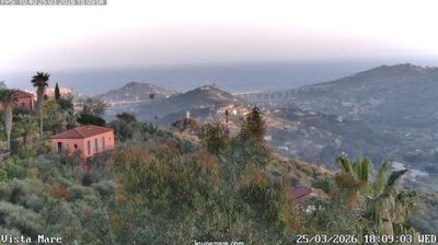 immagine della webcam nei dintorni di Bordighera: webcam Dolcedo