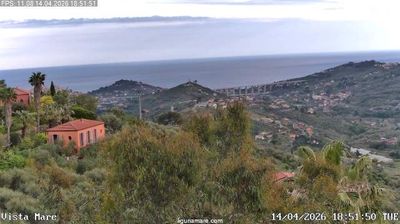 immagine della webcam nei dintorni di Bordighera: webcam Dolcedo