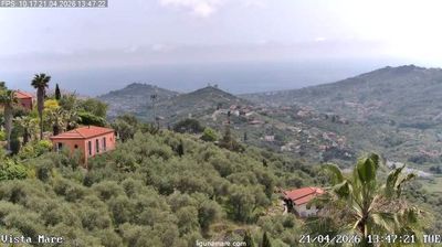 immagine della webcam nei dintorni di Mendatica: webcam Dolcedo