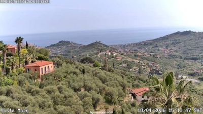 immagine della webcam nei dintorni di Mendatica: webcam Dolcedo