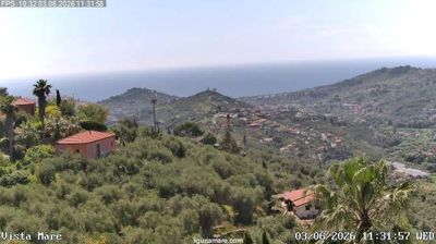 immagine della webcam nei dintorni di Sanremo: webcam Dolcedo