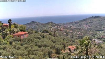 immagine della webcam nei dintorni di Mendatica: webcam Dolcedo