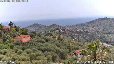 immagine della webcam nei dintorni di Imperia: webcam Dolcedo