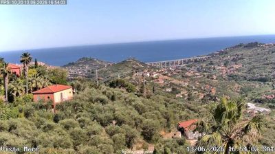 immagine della webcam nei dintorni di Aurigo: webcam Dolcedo