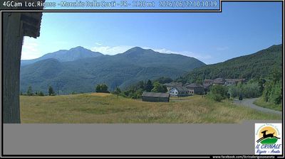 immagine della webcam nei dintorni di Bagnolo in Piano: webcam Trefiumi