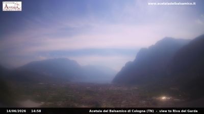 immagine della webcam nei dintorni di Mori: webcam Tenno
