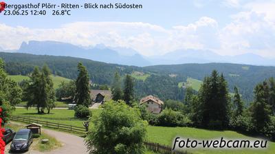 immagine della webcam nei dintorni di San Genesio Atesino: webcam Altopiano di Renon