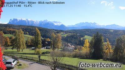 immagine della webcam nei dintorni di Nova Ponente: webcam Altopiano di Renon