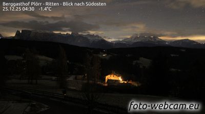 immagine della webcam nei dintorni di Bolzano: webcam Altopiano di Renon