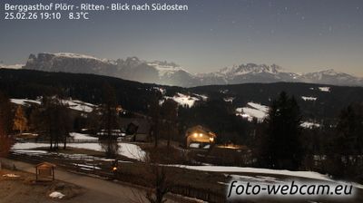 immagine della webcam nei dintorni di Bolzano Dolomiti: webcam Altopiano di Renon
