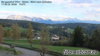 immagine della webcam nei dintorni di Caldaro sulla Strada del Vino: webcam Altopiano di Renon