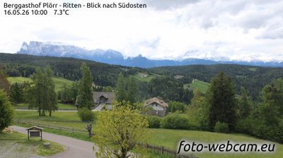 immagine della webcam nei dintorni di Nova Ponente: webcam Altopiano di Renon