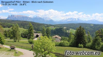 immagine della webcam nei dintorni di Fiè allo Sciliar: webcam Altopiano di Renon