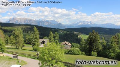 immagine della webcam nei dintorni di Nova Ponente: webcam Altopiano di Renon