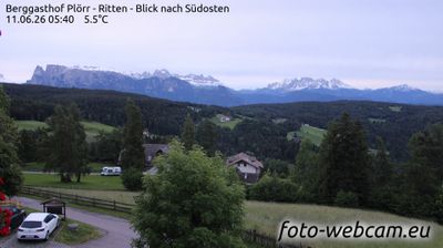 immagine della webcam nei dintorni di Alpe di Siusi: webcam Altopiano di Renon