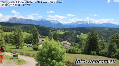 immagine della webcam nei dintorni di Verano: webcam Altopiano di Renon