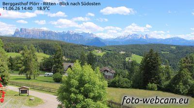 immagine della webcam nei dintorni di Alpe di Siusi: webcam Altopiano di Renon