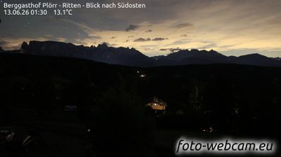 immagine della webcam nei dintorni di Bolzano: webcam Altopiano di Renon