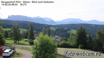 immagine della webcam nei dintorni di Alpe di Siusi: webcam Altopiano di Renon