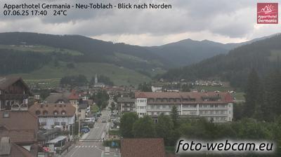 Preview delle webcam di Dobbiaco: Apparthotel Germania - Neu - Blick nach Norden