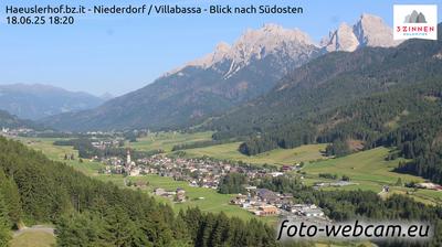 immagine della webcam nei dintorni di Monte Elmo: webcam Villabassa