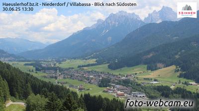 immagine della webcam nei dintorni di Lago di Braies: webcam Villabassa