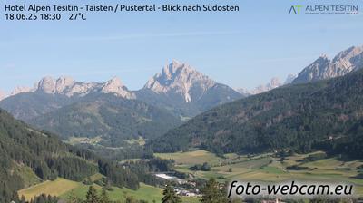 immagine della webcam nei dintorni di Monte Elmo: webcam Monguelfo Tesido