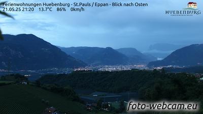 immagine della webcam nei dintorni di Bolzano: webcam Appiano sulla Strada del Vino