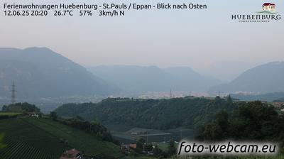 immagine della webcam nei dintorni di Altopiano di Renon: webcam Appiano sulla Strada del Vino