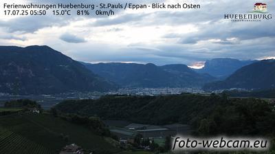 immagine della webcam nei dintorni di Bolzano: webcam Appiano sulla Strada del Vino