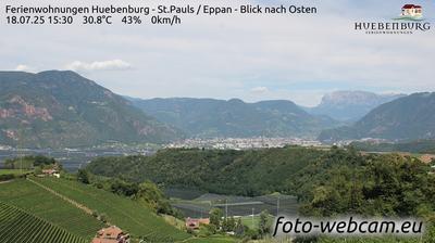 immagine della webcam nei dintorni di Tres: webcam Appiano sulla Strada del Vino