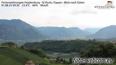 immagine della webcam nei dintorni di Coredo: webcam Appiano sulla Strada del Vino