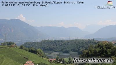 immagine della webcam nei dintorni di Cles: webcam Appiano sulla Strada del Vino