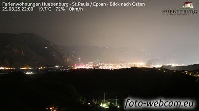 immagine della webcam nei dintorni di Ruffré Mendola: webcam Appiano sulla Strada del Vino
