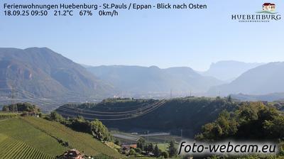 immagine della webcam nei dintorni di Bolzano: webcam Appiano sulla Strada del Vino