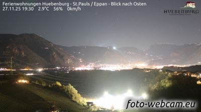 immagine della webcam nei dintorni di Cortaccia sulla Strada del Vino: webcam Appiano sulla Strada del Vino