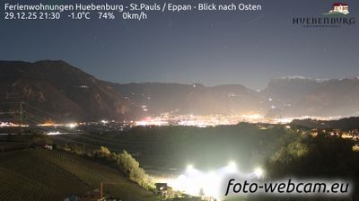 immagine della webcam nei dintorni di Bolzano Dolomiti: webcam Appiano sulla Strada del Vino