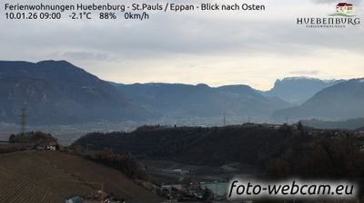immagine della webcam nei dintorni di Caldaro sulla Strada del Vino: webcam Appiano sulla Strada del Vino