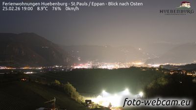 immagine della webcam nei dintorni di Bolzano Dolomiti: webcam Appiano sulla Strada del Vino