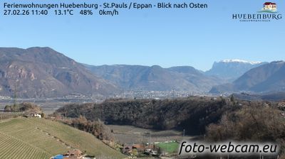 immagine della webcam nei dintorni di Cortaccia sulla Strada del Vino: webcam Appiano sulla Strada del Vino