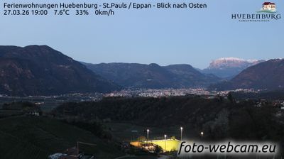 immagine della webcam nei dintorni di Caldaro sulla Strada del Vino: webcam Appiano sulla Strada del Vino