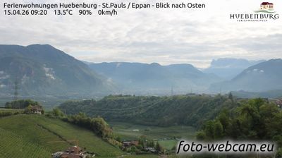 immagine della webcam nei dintorni di Cortaccia sulla Strada del Vino: webcam Appiano sulla Strada del Vino