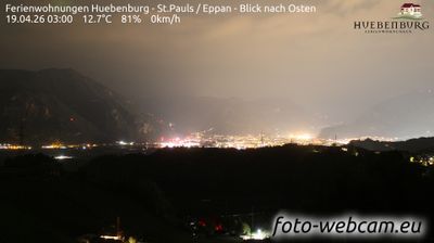 immagine della webcam nei dintorni di Bolzano Dolomiti: webcam Appiano sulla Strada del Vino