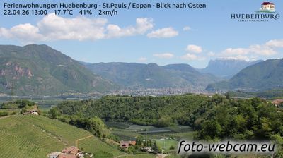 immagine della webcam nei dintorni di Bolzano: webcam Appiano sulla Strada del Vino