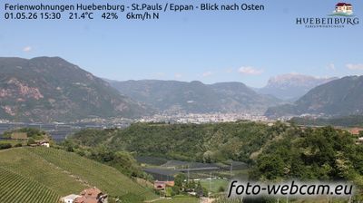 immagine della webcam nei dintorni di Bolzano: webcam Appiano sulla Strada del Vino