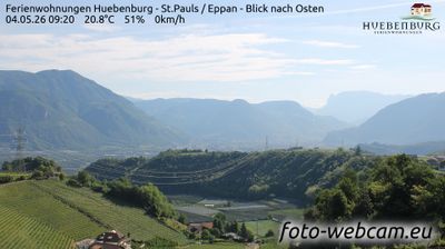 immagine della webcam nei dintorni di Meltina: webcam Appiano sulla Strada del Vino