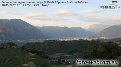 immagine della webcam nei dintorni di Aldino: webcam Appiano sulla Strada del Vino