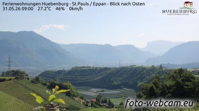 immagine della webcam nei dintorni di Cortaccia sulla Strada del Vino: webcam Appiano sulla Strada del Vino