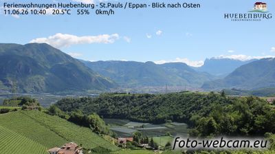 immagine della webcam nei dintorni di Bolzano: webcam Appiano sulla Strada del Vino