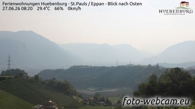 immagine della webcam nei dintorni di Caldaro sulla Strada del Vino: webcam Appiano sulla Strada del Vino